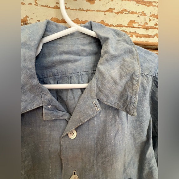 Cute vintage French cotton shirt 18 - 24 months or small 2t - Picture 2 of 5